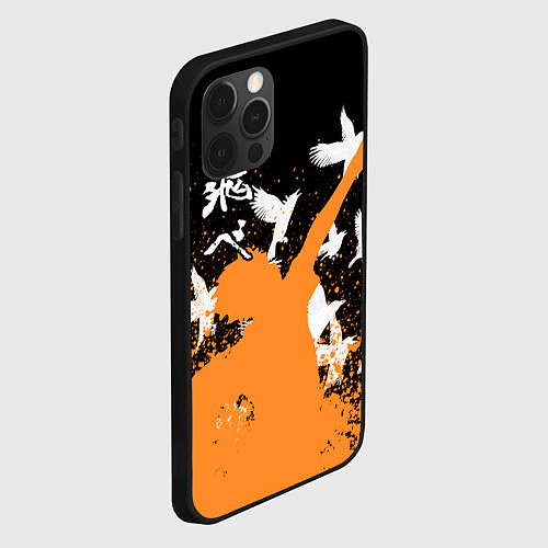 Чехол iPhone 12 Pro Волейбол - Вороны / 3D-Черный – фото 2
