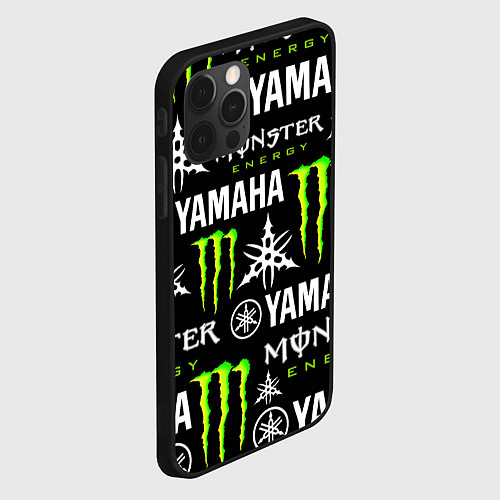 Чехол iPhone 12 Pro YAMAHA X MONSTER SPORT / 3D-Черный – фото 2
