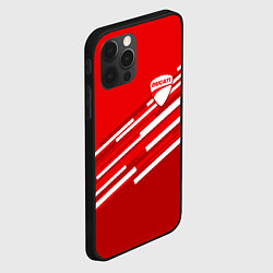 Чехол для iPhone 12 Pro DUCATI ДУКАТИ, цвет: 3D-черный — фото 2