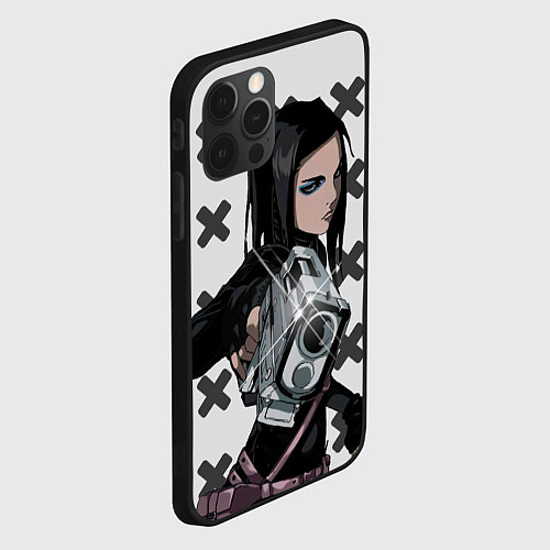 Чехол iPhone 12 Pro Риэл Мэйер из Эрго Прокси / 3D-Черный – фото 2