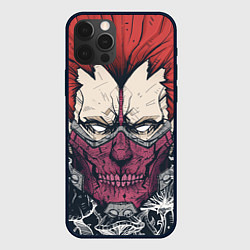 Чехол для iPhone 12 Pro En, цвет: 3D-черный