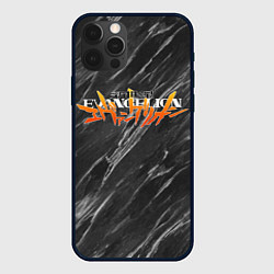 Чехол для iPhone 12 Pro МРАМОР EVANGELION, цвет: 3D-черный