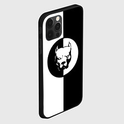 Чехол для iPhone 12 Pro PITBULL SYNDICATE ПИТБУЛЬ СИ, цвет: 3D-черный — фото 2