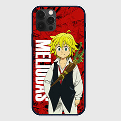 Чехол для iPhone 12 Pro Мелиодас, Meliodas, цвет: 3D-черный