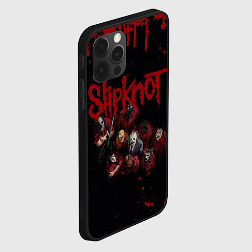 Чехол iPhone 12 Pro SLIPKNOT СЛИПКНОТ Z / 3D-Черный – фото 2