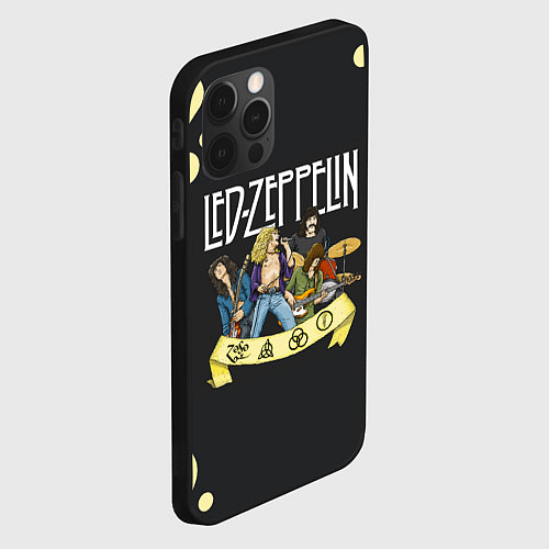 Чехол iPhone 12 Pro LED ZEPPELIN ЛЕД ЗЕППЕЛИН Z / 3D-Черный – фото 2