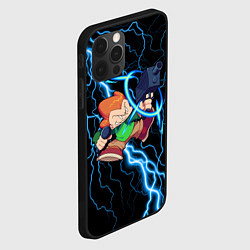 Чехол для iPhone 12 Pro Пико Pico Молния, цвет: 3D-черный — фото 2