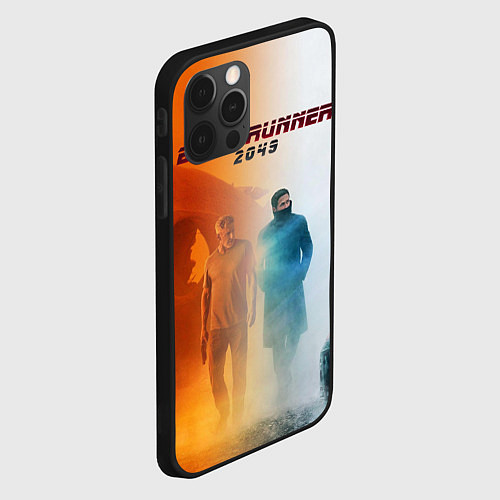 Чехол iPhone 12 Pro Рик Декард и Кей BR2049 / 3D-Черный – фото 2