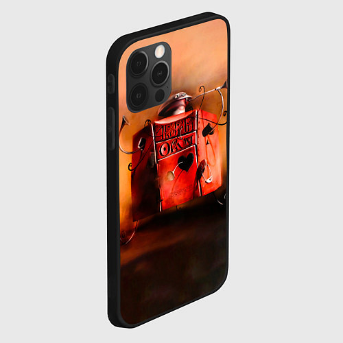 Чехол iPhone 12 Pro Агата Кристи OPIUM / 3D-Черный – фото 2