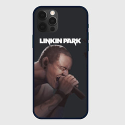 Чехол для iPhone 12 Pro LINKIN PARK ЛИНКИН ПАРК Z, цвет: 3D-черный