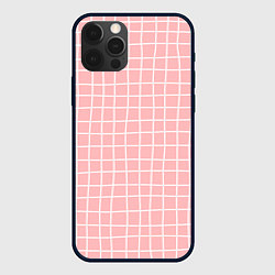 Чехол для iPhone 12 Pro Клетка волнистая, цвет: 3D-черный