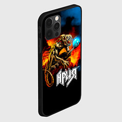 Чехол для iPhone 12 Pro Ария - Химера, цвет: 3D-черный — фото 2