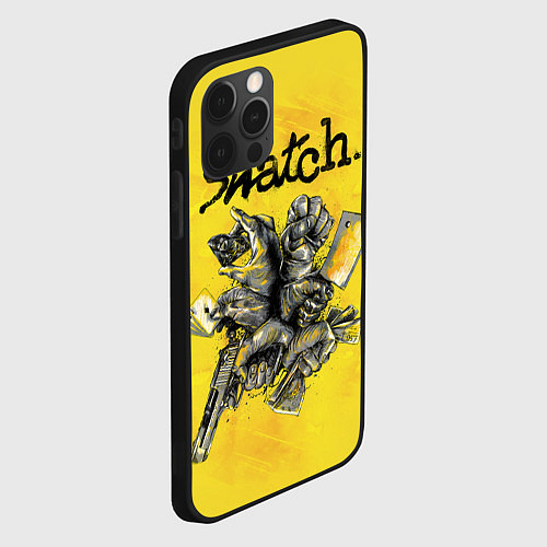 Чехол iPhone 12 Pro Snatch: Art / 3D-Черный – фото 2