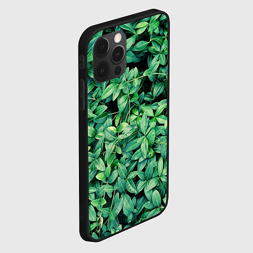 Чехол iPhone 12 Pro Барвинок / 3D-Черный – фото 2