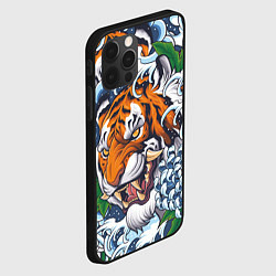 Чехол для iPhone 12 Pro Тигр, цвет: 3D-черный — фото 2