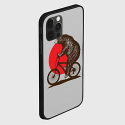 Чехол для iPhone 12 Pro Медведь на велосиеде, цвет: 3D-черный — фото 2