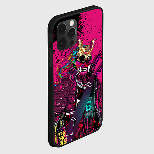 Чехол iPhone 12 Pro CYBERPUNK 2077 DEMON Z / 3D-Черный – фото 2