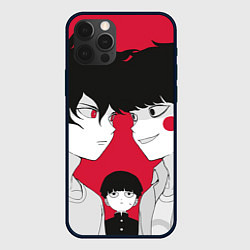 Чехол для iPhone 12 Pro Mob psycho 100 Моб Психо 100 Z, цвет: 3D-черный