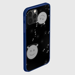 Чехол для iPhone 12 Pro Смайл, цвет: 3D-тёмно-синий — фото 2