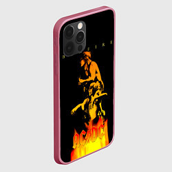 Чехол для iPhone 12 Pro Bonfire ACDC, цвет: 3D-малиновый — фото 2