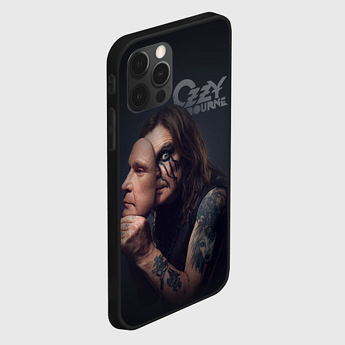 Чехол iPhone 12 Pro Ozzy Osbourne / 3D-Черный – фото 2