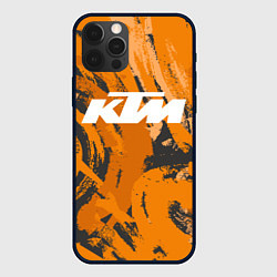 Чехол для iPhone 12 Pro KTM КТМ Z, цвет: 3D-черный