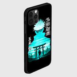 Чехол для iPhone 12 Pro Годжо Сатору Магическая битва, цвет: 3D-черный — фото 2