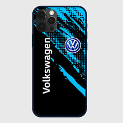 Чехол для iPhone 12 Pro Volkswagen Фольксваген, цвет: 3D-черный