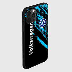 Чехол для iPhone 12 Pro Volkswagen Фольксваген, цвет: 3D-черный — фото 2