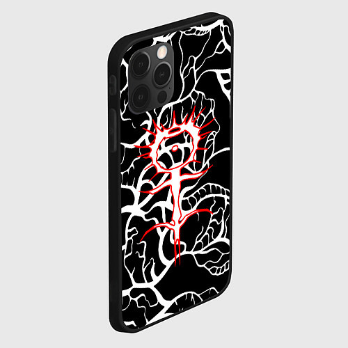 Чехол iPhone 12 Pro GHOSTEMANE / 3D-Черный – фото 2