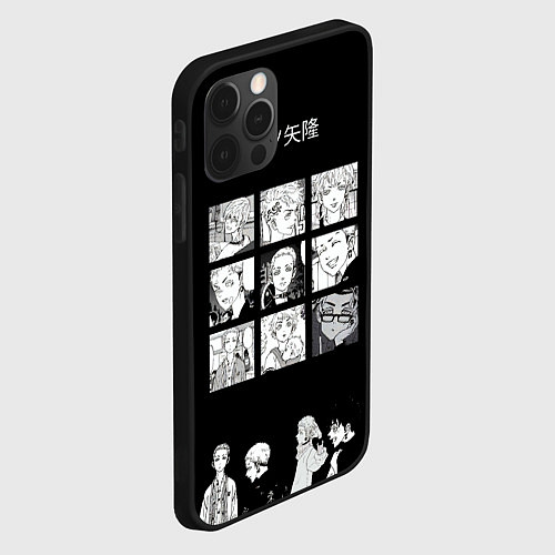 Чехол iPhone 12 Pro Мицуя Такаши Токийские reveng / 3D-Черный – фото 2