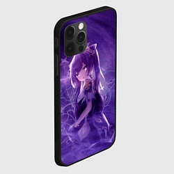 Чехол для iPhone 12 Pro Кэ Цин в сиреневом тумане, цвет: 3D-черный — фото 2