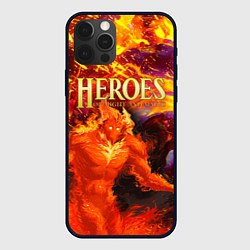 Чехол для iPhone 12 Pro HoM Огненный, цвет: 3D-черный