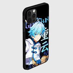 Чехол для iPhone 12 Pro Чжун Юнь Genshin Impact, цвет: 3D-черный — фото 2