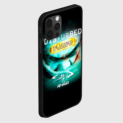 Чехол iPhone 12 Pro The Sickness - Disturbed / 3D-Черный – фото 2