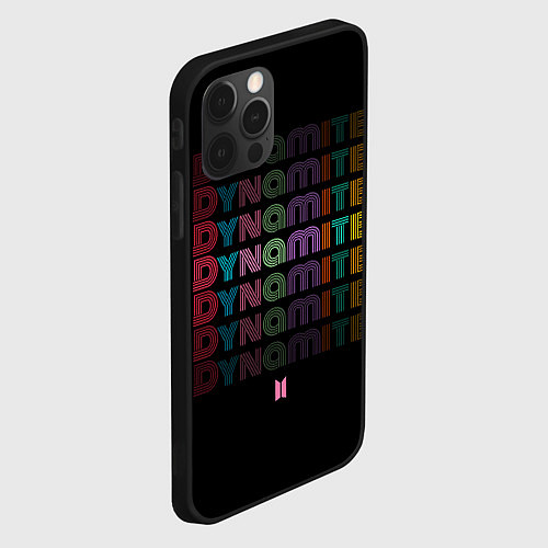 Чехол iPhone 12 Pro DYNAMITE BTS / 3D-Черный – фото 2