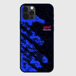 Чехол для iPhone 12 Pro SUBARU STI СУБАРИСТ, цвет: 3D-черный