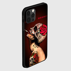 Чехол для iPhone 12 Pro Ведьма с красной розой, цвет: 3D-черный — фото 2