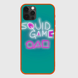 Чехол для iPhone 12 Pro Squid game a, цвет: 3D-красный