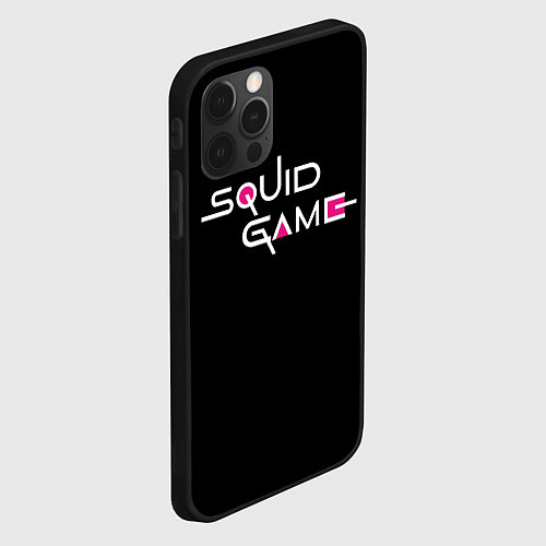 Чехол iPhone 12 Pro Squid Game / 3D-Черный – фото 2