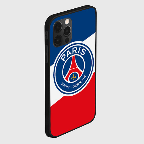 Чехол iPhone 12 Pro Paris Saint-Germain FC / 3D-Черный – фото 2