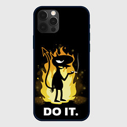 Чехол для iPhone 12 Pro Чертенок Do it, цвет: 3D-черный