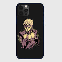 Чехол для iPhone 12 Pro Giorno Giovanna Golden Wind, цвет: 3D-черный