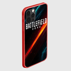 Чехол для iPhone 12 Pro BATTLEFIELD 2042 НЕОН, цвет: 3D-красный — фото 2