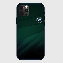 Чехол для iPhone 12 Pro GREEN BMW, цвет: 3D-черный