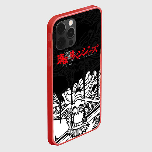 Чехол iPhone 12 Pro TOKYO REVENGERS DRAKENАН / 3D-Красный – фото 2