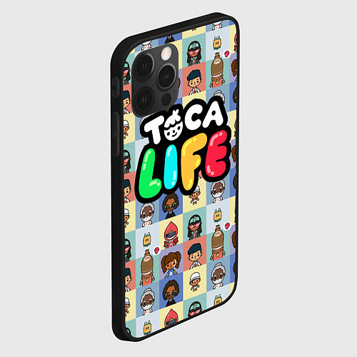 Чехол iPhone 12 Pro Toca Life / 3D-Черный – фото 2