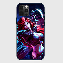 Чехол для iPhone 12 Pro Катарина League of legends, цвет: 3D-черный