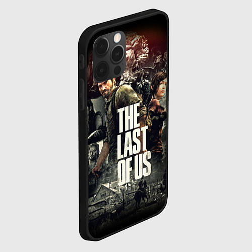 Чехол iPhone 12 Pro THE LAST OF US ЩЕЛКУНЫ / 3D-Черный – фото 2