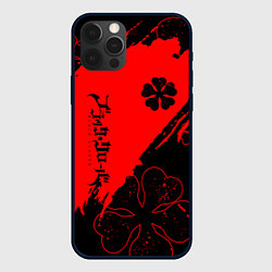 Чехол для iPhone 12 Pro Чёрный клевер: Black clover, цвет: 3D-черный